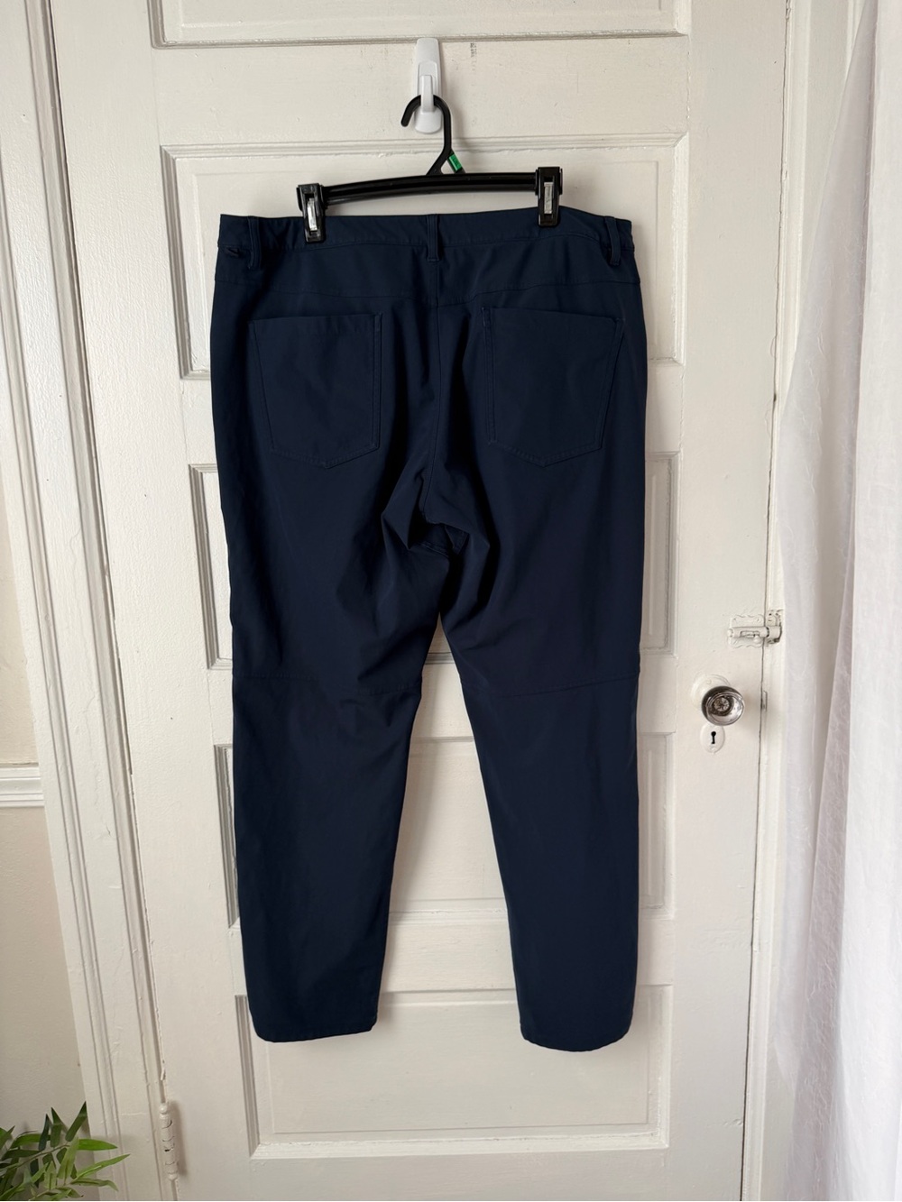 Lululemon ABC Classic Fit Pants Navy Blue Zip Security Pocket Men’s 38 Athletic - Picture 4 of 15